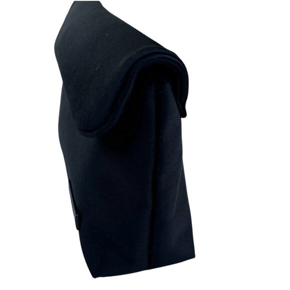 CHANEL Parfums Black Satin Makeup Clutch Cosmetics Bag Zipper & Magnetic Closure - Picture 4 of 7